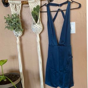 NBD size small NWT silo midnight blue dress